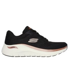 Skechers Arch Fit 2.0 Runners Womens Blk Msh/Rse Gld