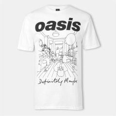 Official BandT Oasis Tee Sn53 Wht Illustratin