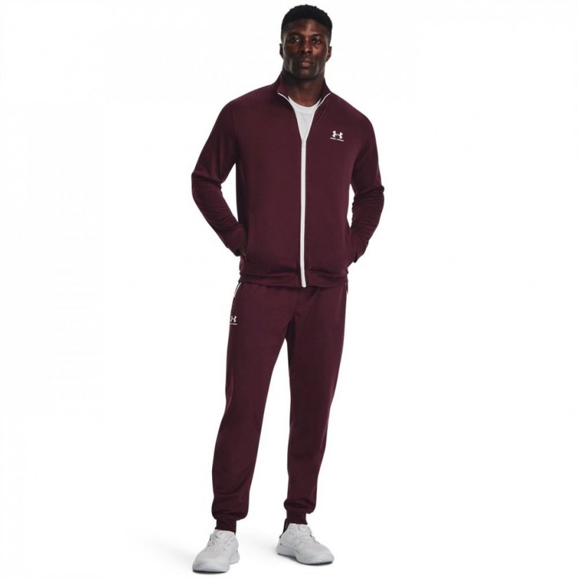 Under Armour Sport Tricot Jogging Pants Mens Maroon