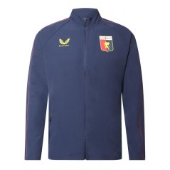 Castore Mens Genoa Licensed Rain Anorak Jacket 2024 2025 Navy