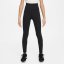 Nike Dri-FIT One Big Kids' (Girls') Leggings Black/White