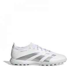 adidas Predator 24 League Low Turf Football Boots White/Silver