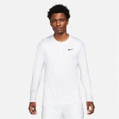Nike Dri-FIT Advantage Men's Half-Zip Tennis Top White/Black