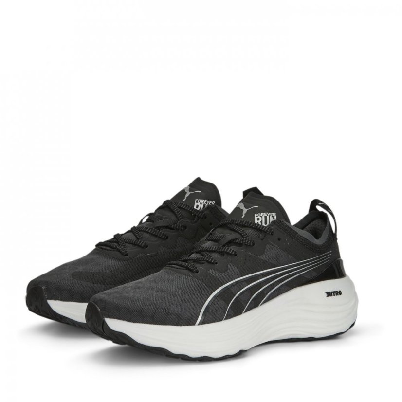 Puma ForeverRUN Nitro Womens Running Shoes Black/White