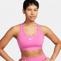 Nike Swoosh Medium Support Women's Padded Sports Bra Playful Pink