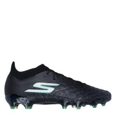 Skechers SKX 01 Elite Firm Ground Football Boots Black/Silver