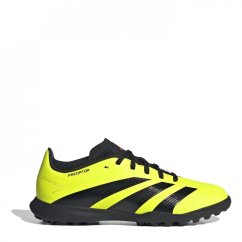 adidas Predator 24 League Junior Astro Turf Football Boots Yellow/Blk/Red