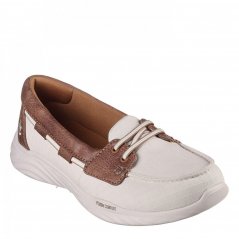 Skechers On-The-Go Ideal - Set Sail Boat Shoes Girls White