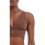 adidas Active Seamless Micro Stretch Long Line Plunge Bra Toasted Mocha