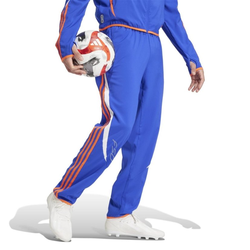 adidas F50 Woven Tracksuit Bottoms Mens Blue