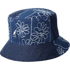 Kangol Denim Mash-Up Bucket Hat BLUE FLORAL