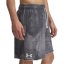 Under Armour Men's Rival Terry All Over Print Fleece Jogger Shorts Gray
