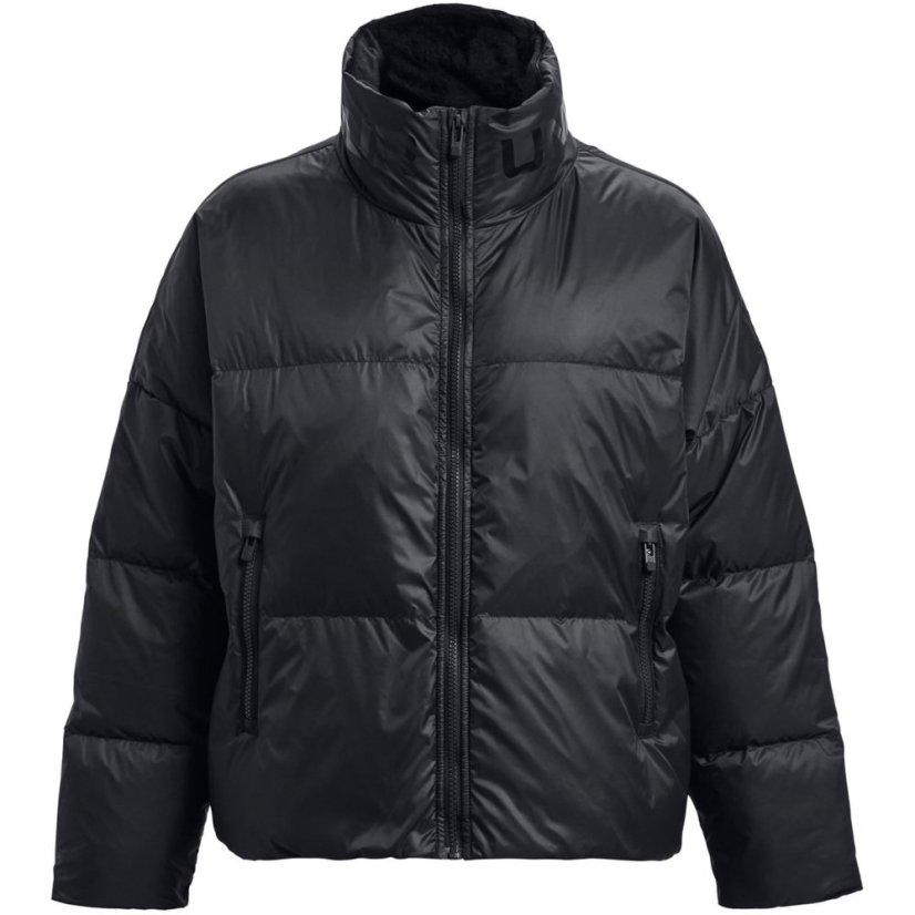 Under Armour Women's CGI Down Puffer Performance Training Jacket Black