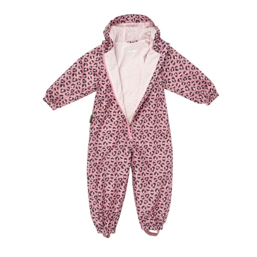 Gelert Unisex Kids' All-Weather Waterproof Windproof Hooded Long Sleeve Waterproof Jacket Pink