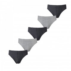 Donnay 5 Pack Briefs Mens Grey Multi