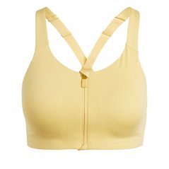 adidas Tlrdim Lux Zip High Impact Sports Bra Womens Yellow