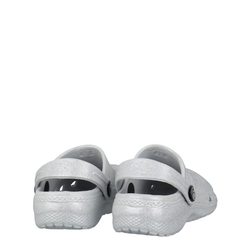 Hot Tuna Cloggs Infants Silver Glitter