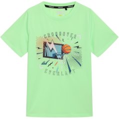Everlast Basketball Short Sleeve Performance T-Shirts Juniors Green