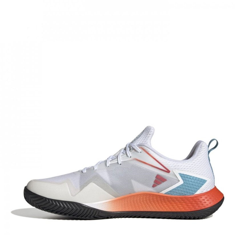 adidas Defiant Speed pánská tenisová obuv White/Orange