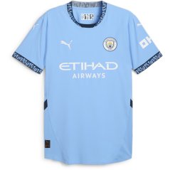 Puma Manchester City Authentic Home Shirt 2024 2025 Blue