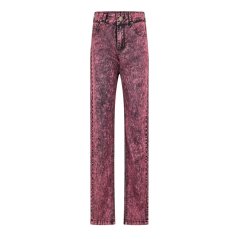 Criminal Damage Men's Sos Skinny Jeans Acid Burgundy
