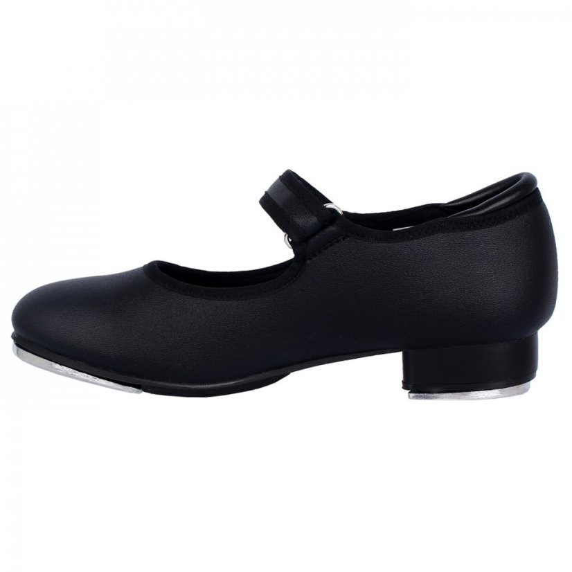 Slazenger PU Velcro Childrens Tap Shoe Black