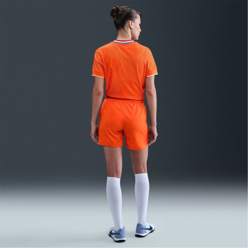 Nike Netherlands Home Shorts 2025 Womens Orange/White