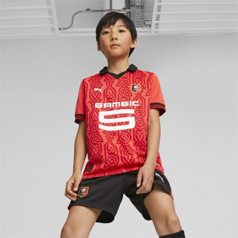 Puma Stade Rennais Home Shirt 2023 2024 Juniors Red