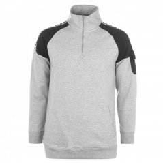 Airwalk Woven Sweatshirt Mens Black/Grey velikost XL