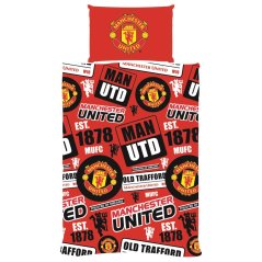 Team Football Single Duvet Set Man Utd