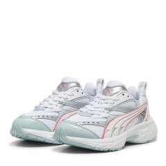 Puma Morphic Techie Jr Runners Unisex Kids Wht/Turquois