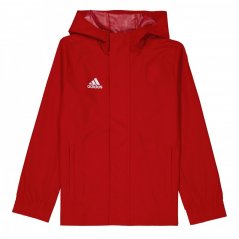 adidas Entrada 22 All-Weather Jacket Junior Boys Red