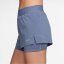 Nike Dri-FIT Swift Womens Mid-Rise 3 2-in-1 Shorts World Indigo