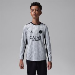 Nike Unisex Kids' PSG Licensed Drill Top Grey/Black