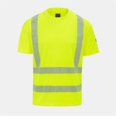 Dunlop Hi Vis Tee Mens Yellow