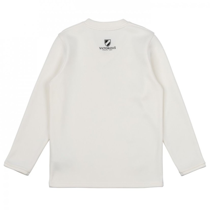 Slazenger Aero Long Sleeve Sweater Juniors White