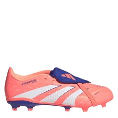 adidas Predator League Fold-Over Tongue Childrens Firm Ground Football Boots Orange/White