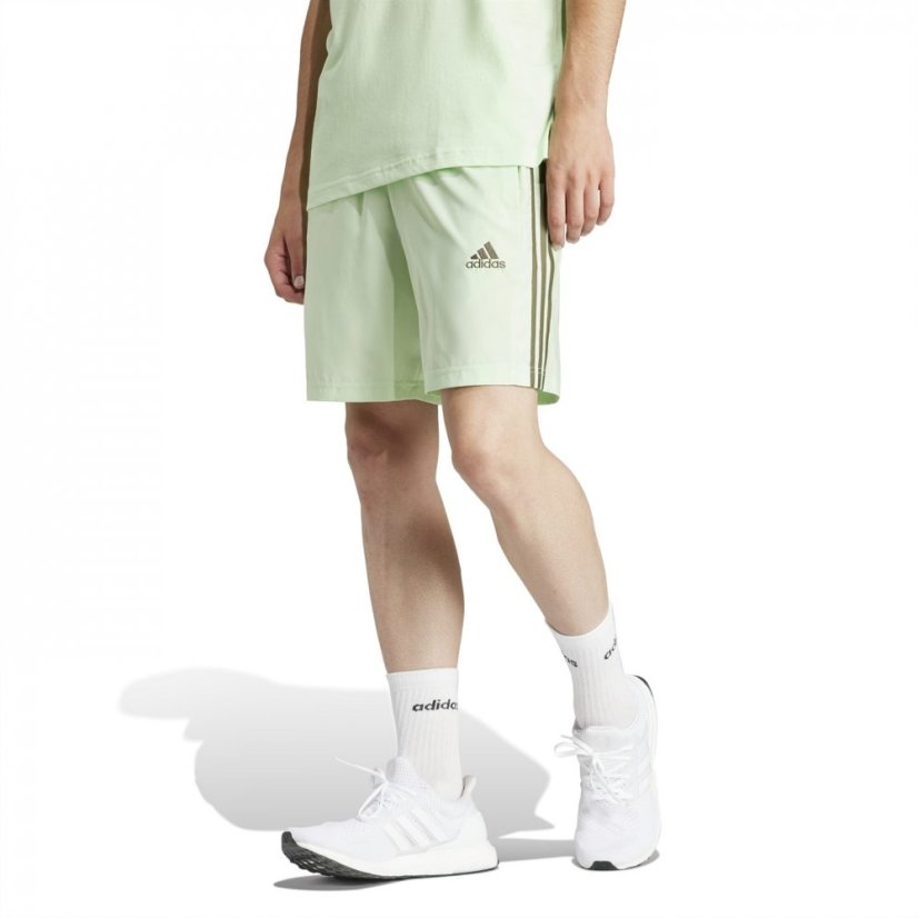 adidas 3-Stripes pánske šortky Green Spark - Veľkosť: S