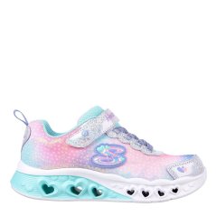 Skechers Flutter Heart Child Girl Trainers Lav/Multi