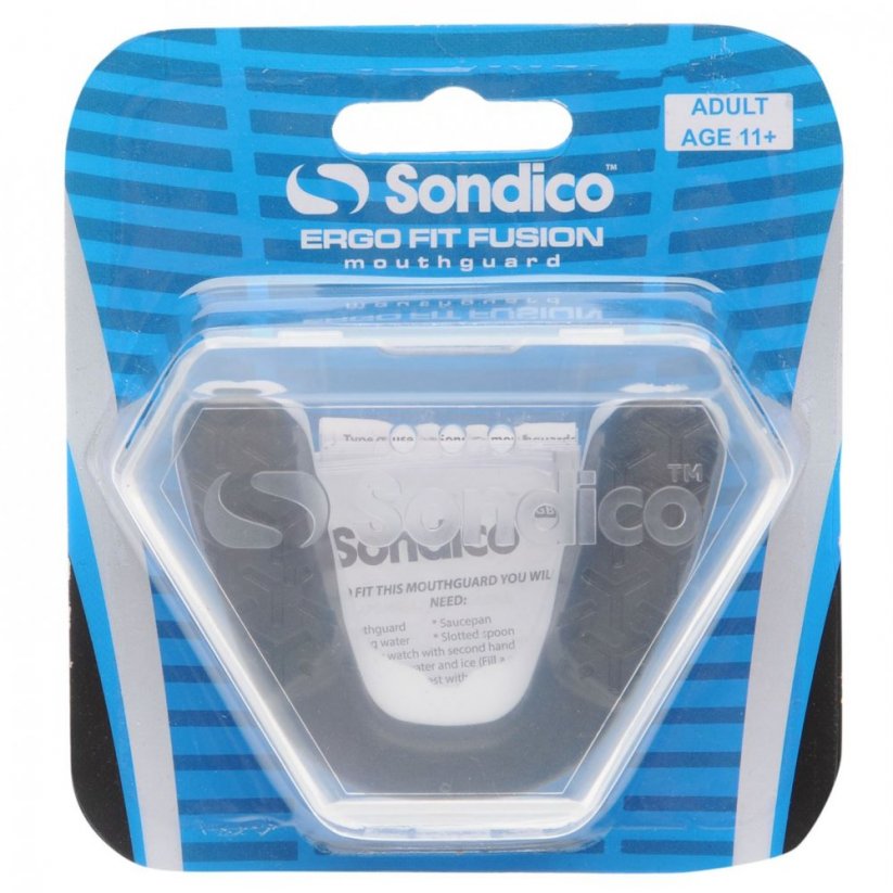 Sondico Ergo Fusion High-Performance Mouthguard Black