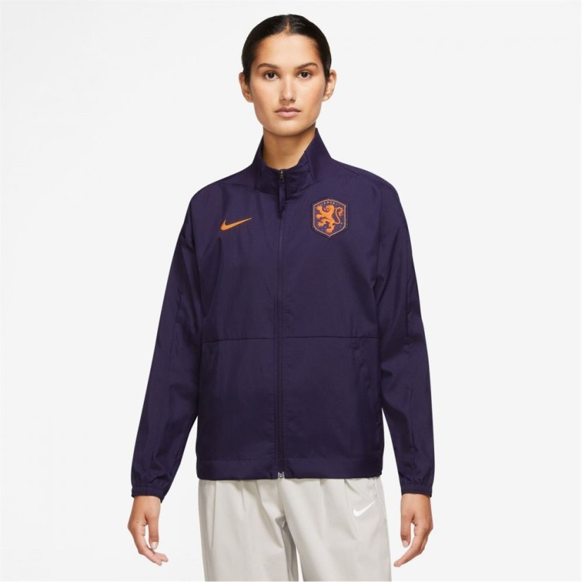 Nike Netherlands Anthem Jacket 2023 Womens Blue