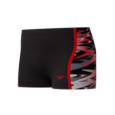Speedo Kids' HB Side Plate Aqsh Swimming Trunks Anth/Red