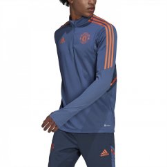 adidas Manchester United Training Top 2022 2023 Mens Blue