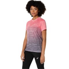 Asics Seamless Ss Top Running Womens Reef/Purple