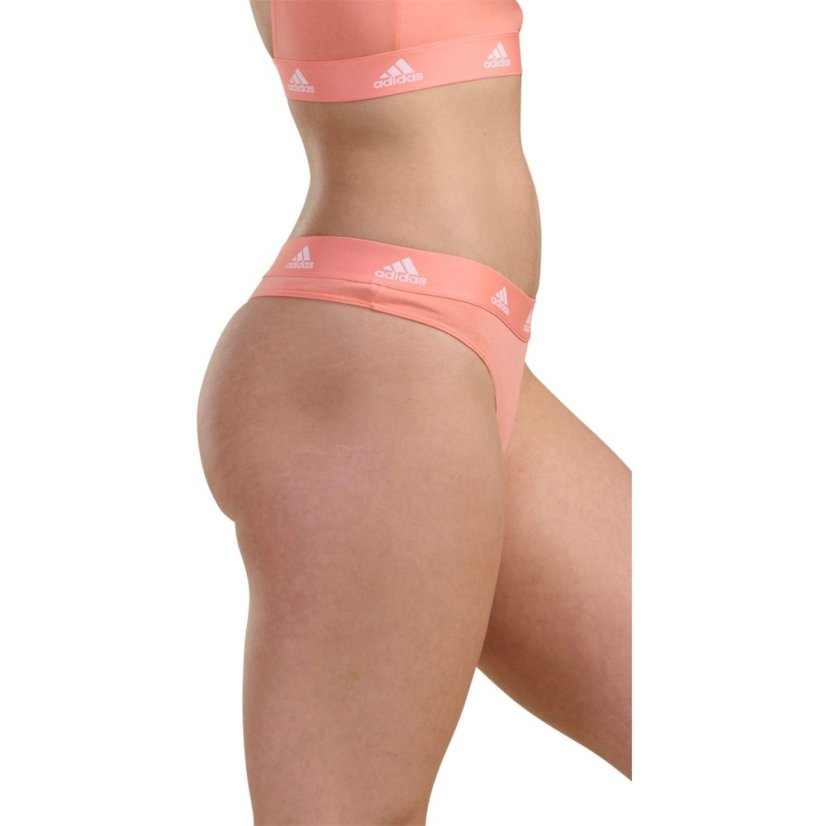 adidas 3-Pack Active Comfort Cotton Thong Assorted