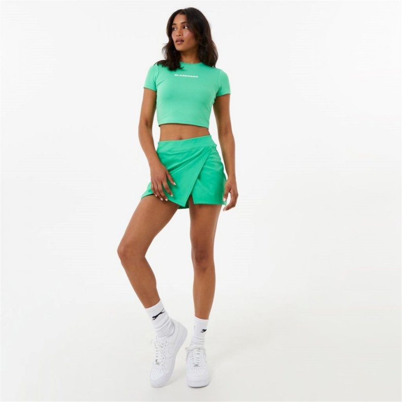 Slazenger ft. Wolfie Cindy Baby Tee Womens Bright Green