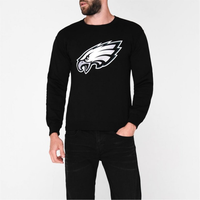 NFL Logo Crew Sweatshirt Mens Eagles