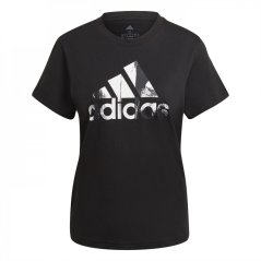 adidas T-Shirt Black/White