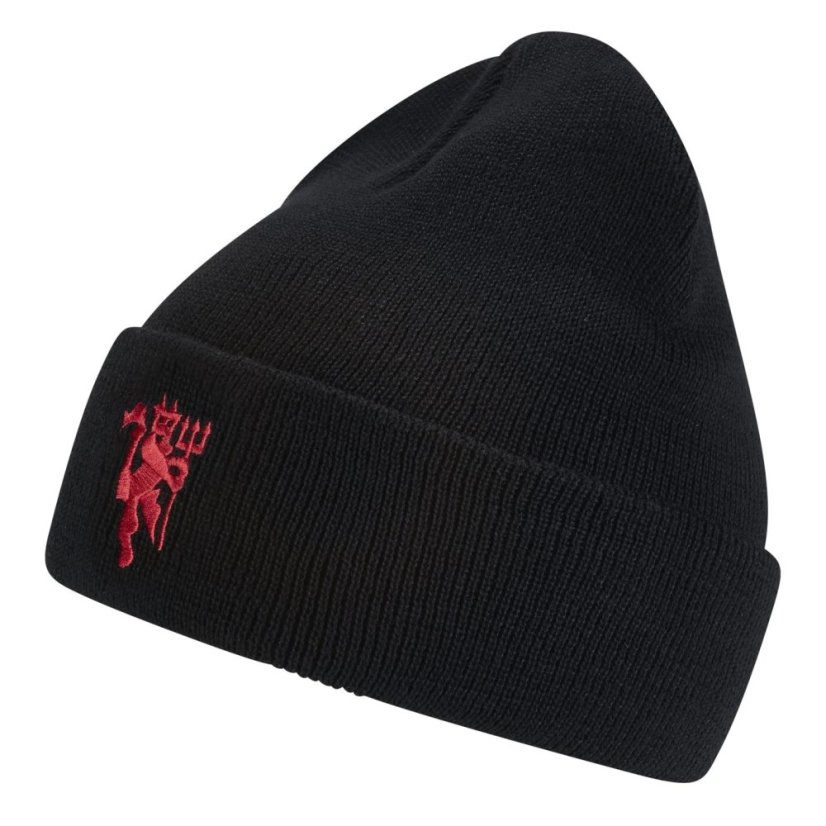 adidas Manchester United Beanie Adults Black/Red