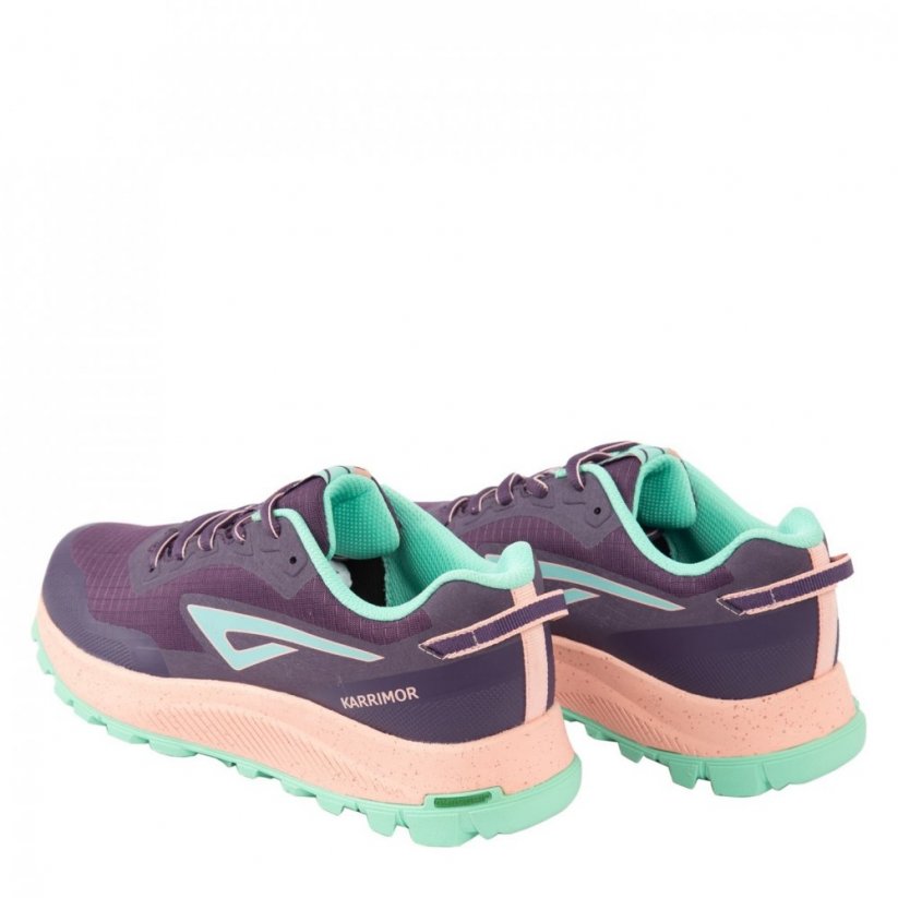 Karrimor Tempo 8 Ladies Trail Running Shoes Purple/Mint